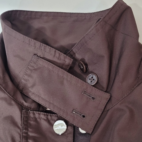 LRL Ralph Lauren Women's Brown Short Zip-Front Utility Field Jacket - Size L - Picture 10 of 16